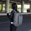 (Light Gray) Men Laptop Solar USB Charging Port Backpack with Ample Storage Space and Multiple Pockets for Business Trip Work School 2