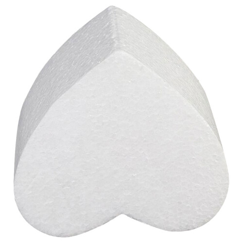 4Pcs Foam Heart Shaped Cake Dummy Model For Baking
