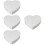 4Pcs Foam Heart Shaped Cake Dummy Model For Baking 9