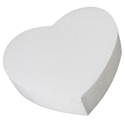 4Pcs Foam Heart Shaped Cake Dummy Model For Baking 2