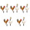 15 Pcs Acrylic Yard Chicken Signs Chicken Shaped Stakes 5