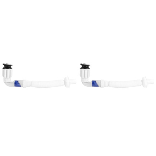 2Pcs Flexible Downcomer For Bathroom Sink Drain 1