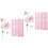 2 Sets 3D Height Measurement Sticker Cartoon Animal Pattern 4