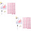2 Sets 3D Height Measurement Sticker Cartoon Animal Pattern 6