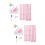 2 Sets 3D Height Measurement Sticker Cartoon Animal Pattern 7