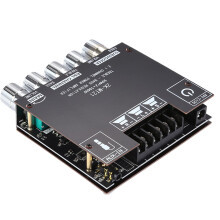 Wireless Audio Amplifier Module 2.1 Channel Board 100W Subwoofer Aux Input Portable Wireless Receiver For Home Theater