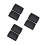 6 Pcs Black Plastic Root Control Flower Pot Tray With Handle 3
