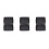 6 Pcs Black Plastic Root Control Flower Pot Tray With Handle 4