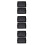6 Pcs Black Plastic Root Control Flower Pot Tray With Handle 7