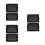 6 Pcs Black Plastic Root Control Flower Pot Tray With Handle 5