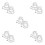 10 Pcs Fire Sprinkler Cover Screw Type Iron Cage Head Protector 5