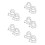 10 Pcs Fire Sprinkler Cover Screw Type Iron Cage Head Protector 4