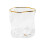 1 Pezzo Bicchiere Trasparente Per Whiskey Oro Festa 4