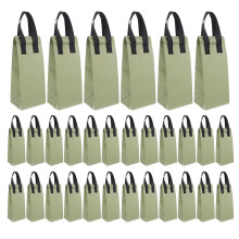 100 Pcs Insulated Cup Carrier With Handle For Hot Cold Drinks Olive Green