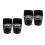 4 Pcs Plastic Billiard Pockets Pool Table Ball Storage Replacement 8