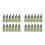 100 Pcs Insulated Cup Carrier With Handle For Hot Cold Drinks Olive Green 5