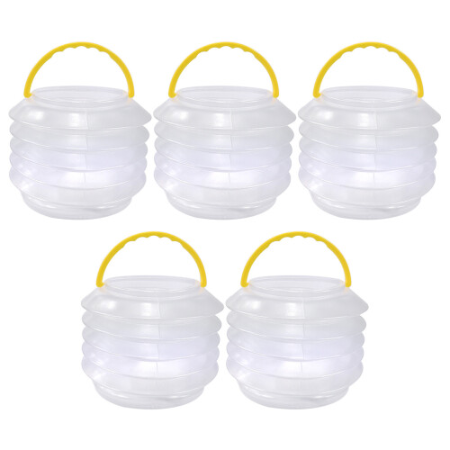 15 Sets Collapsible Brush Washing Bucket Portable Foldable