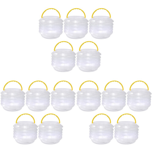 15 Sets Collapsible Brush Washing Bucket Portable Foldable 1