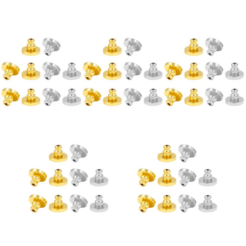 50 Pcs Hypoallergenic Locking Earring Backs For Studs 2