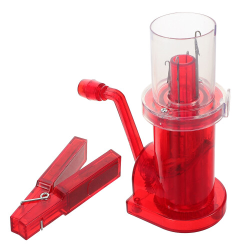 4Pcs Hand Cranked Knitting Machine Portable Plastic Spool 2