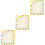 3Pcs Ceramic Square Dumpling Dipping Plate Set 6