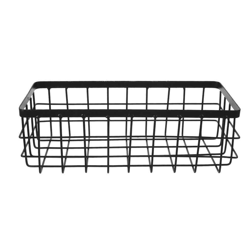 4Pcs Rectangular Metal Wire Basket Wall Shower Storage Shelf-image-OPC-PKWNMCN-NEW