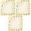 3Pcs Ceramic Square Dumpling Dipping Plate Set 4