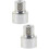 2Pcs Car Wheel Lock Lug Nut Socket Key Set 9