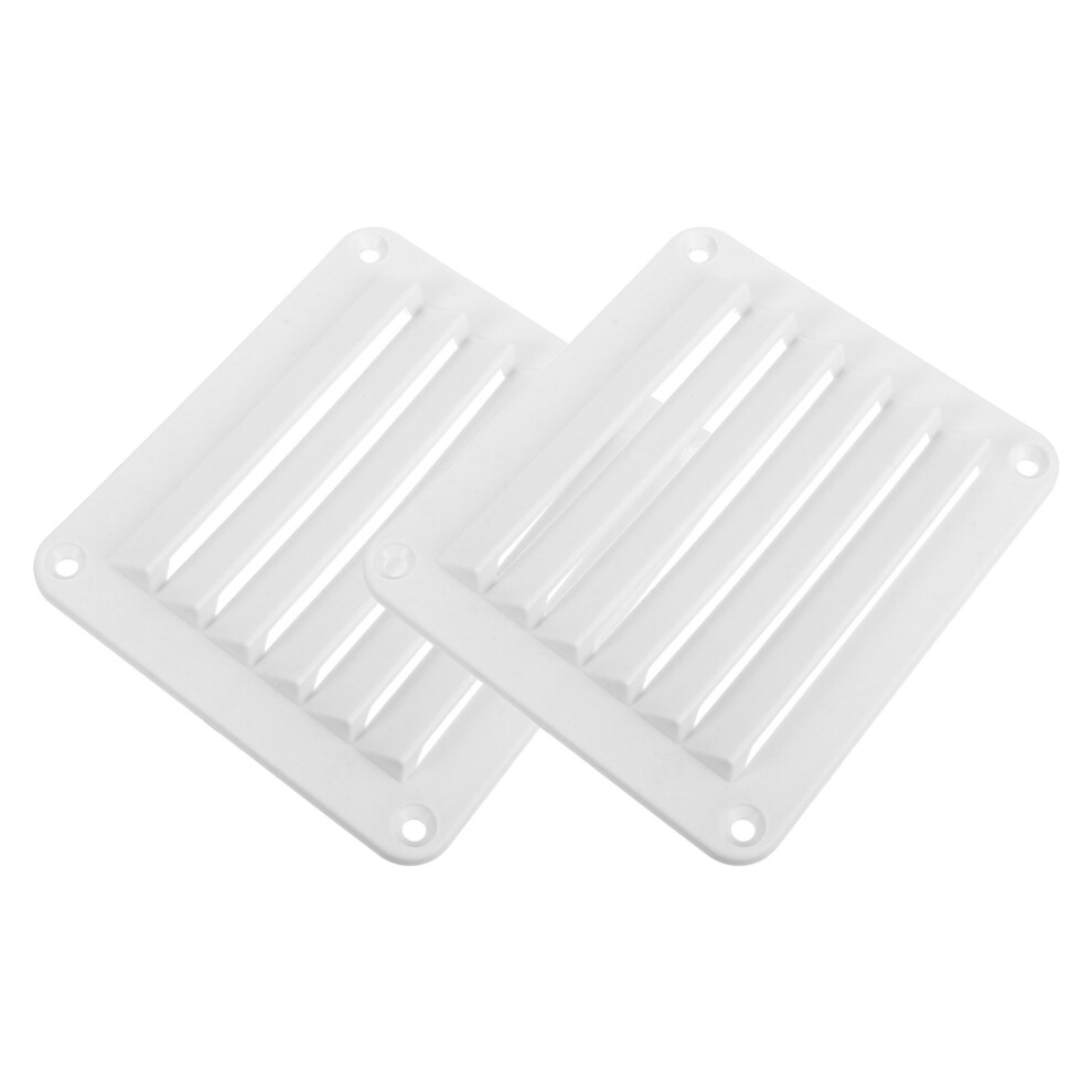 4 Pcs Square Air Vent Grille Replacement For Boat Rv Yacht Camper 031018115127