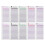240 Sheets Portable Budget Sheets Cash Binder Refills A6 2