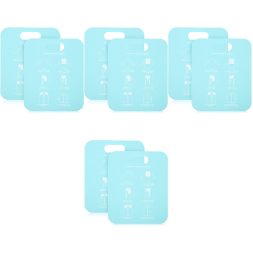 8 Pcs Shirt Stacking Board Foldable Clothing Folding Aid Tool 2