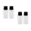 4 Pcs Refillable Nail Polish Remover Pump Bottles With Lock And Bow 9
