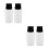 4 Pcs Refillable Nail Polish Remover Pump Bottles With Lock And Bow 10