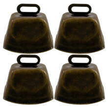 20 Pcs Vintage Cowbell Mini Iron Pendant For Farm Animal Collar