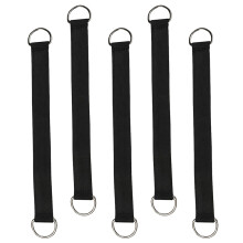 20 Pcs Swing Fixed Straps With Stainless Steel Rings For Outdoor Use