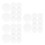 30 Pcs Clear Acrylic Round Panel Thick Sheet For LED Light Base Crafts 10
