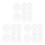 30 Pcs Clear Acrylic Round Panel Thick Sheet For LED Light Base Crafts 5