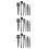 3 Sets 6Pcs Multifunctional Cleaning Brush For Keyboard Home Office 8