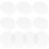 30 Pcs Clear Acrylic Round Panel Thick Sheet For LED Light Base Crafts 3