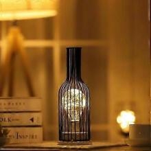 (2) Retro Classic Iron Art LED Table Lamp Reading Lamp Night Light Bedroom Lamp Desk Lighting Home Decoration