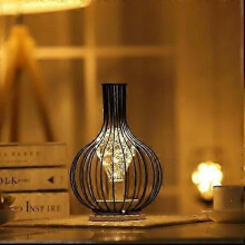 (6) Retro Classic Iron Art LED Table Lamp Reading Lamp Night Light Bedroom Lamp Desk Lighting Home Decoration