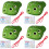 4Pcs Small Ceramic 6 Hole Ocarina With Lanyard 6