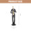2Pièces Figurine Résine Noir Décor Original Maison 11