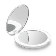 Led Illuminated Travel Makeup Mirror - 1x/10x Magnification with Natural Light Simulation_cp -CN-NEW
