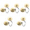 5Pcs Meditation Cymbals Copper Hand Bell 5