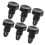 12 Pcs Billiard Cue Dustproof Plug Bottom Protection Hat Accessories 1