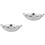 2Pcs Stainless Steel Wok Pan With Double Handle For Home Kitchen 7