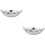 2Pcs Stainless Steel Wok Pan With Double Handle For Home Kitchen 5