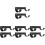 8 Pcs Ironing Board Hanger Wall Mount Holder For Home Use 4