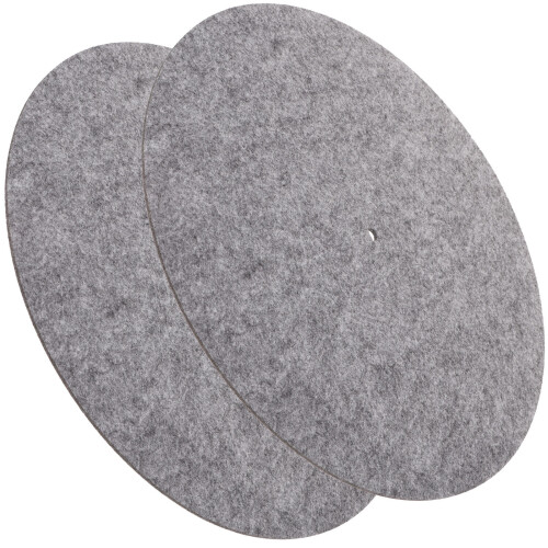 8 Pcs Vinyl Record Mats Felt Anti-Slip Turntable Protective 2